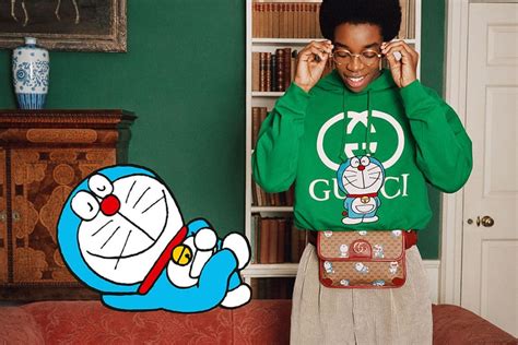 gucci per doraemon|doraemon x gucci hypebeast.